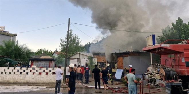 Antalya'da restoran yangını