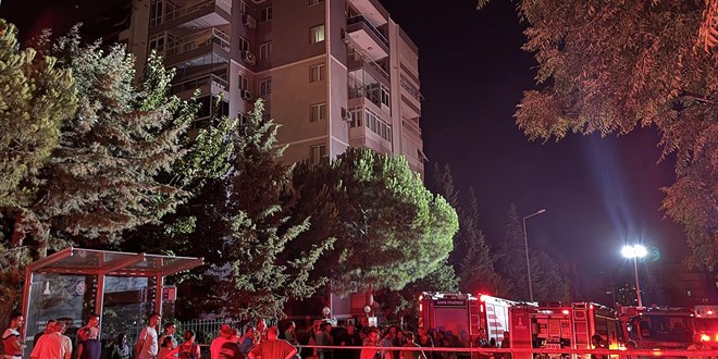 zmir'de mum yangna sebep oldu