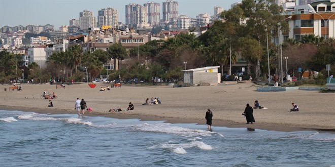 Samsun'da denize gireceklere uyar�