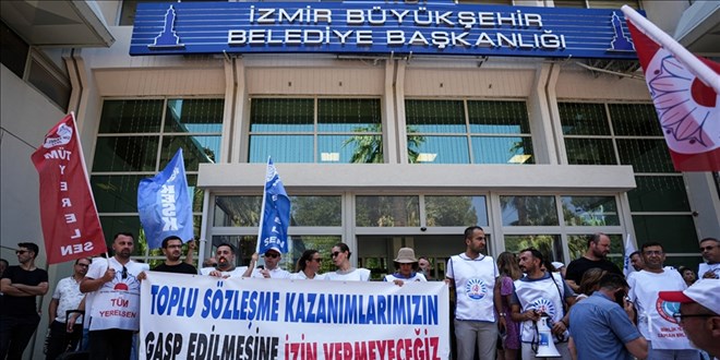 İzmir BB'de yaralanmaya neden olan 7 memur görevden uzaklaştırıldı
