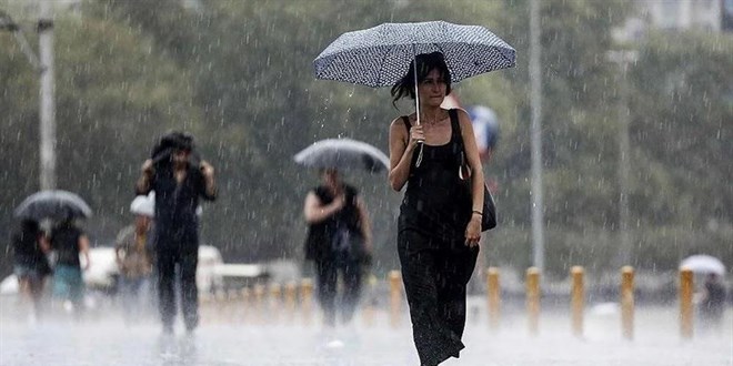 Meteoroloji'den pazartesi uyarısı... Sağanak geliyor