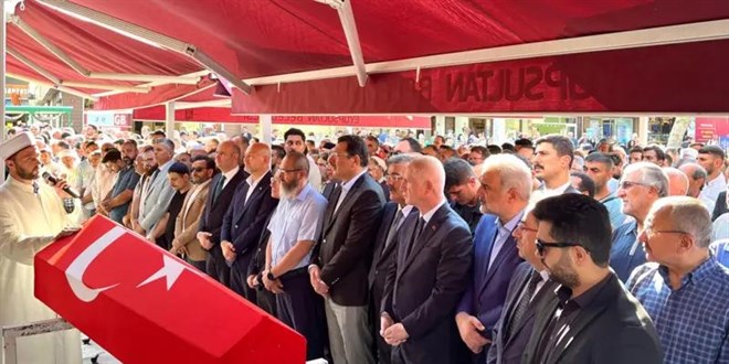 SADAT'ın kurucusu Tanrıverdi'nin cenaze törenine birçok siyasi isim katıldı