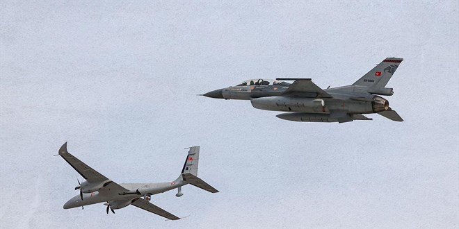 Irak'ın kuzeyindeki 8 terörist etkisiz hale getirildi
