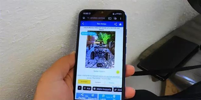 ATV almak isterken kopya site ile 27 bin lira dolandırıldı