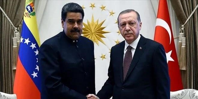 Cumhurbaşkanı Erdoğan, Venezuela Cumhurbaşkanı telefonda görüştü