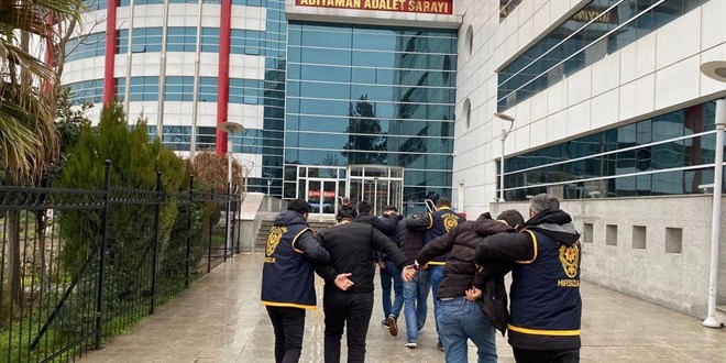 Adıyaman'da fıstık hırsızı 4 zanlı tutuklandı