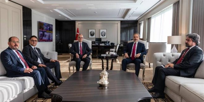 Dışişleri Bakanı Fidan, Ankara'da Suriyeli heyetle görüştü
