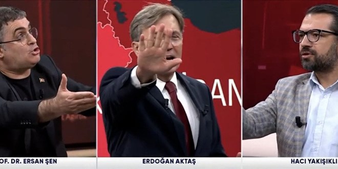 Ersan Şen ve Hacı Yakışıklı canlı yayında birbirine girdi