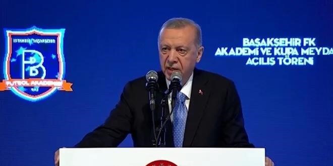 Cumhurbaşkanı Erdoğan: Futbola kavga ve ideoloji girmemeli