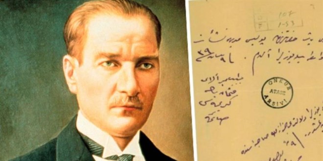 Atatürk'ün mektubu yıllar sonra gün yüzüne çıktı