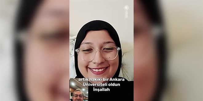 Depremzede Aleyna, hastanesinde tedavi gördüğü üniversiteyi kazandı