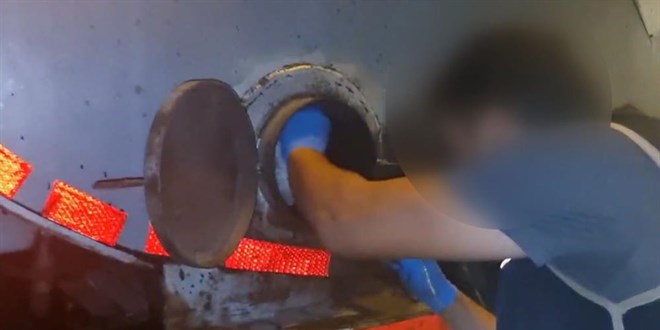 Akaryak�t tankeri ka�ak sigara deposu ��kt�