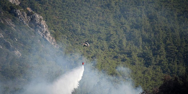 Manisa'daki orman yangını 6. gününde kontrol altına alındı