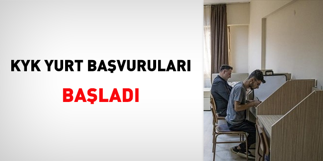 KYK yurt başvuruları başladı