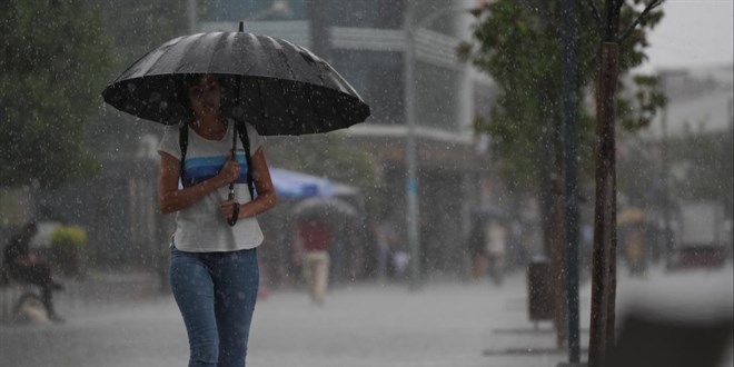 Meteoroloji'den 5 il için yerel kuvvetli yağış uyarısı
