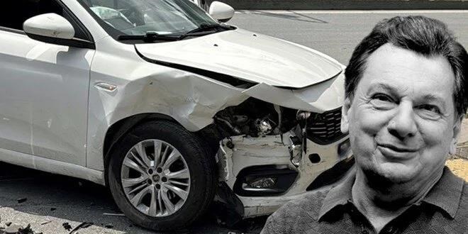 Vedat Milor trafik kazası geçirdi