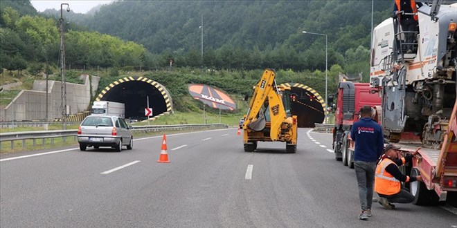 Bolu Dağı Tüneli'ndeki çalışmalar 10 gün önce tamamlanacak
