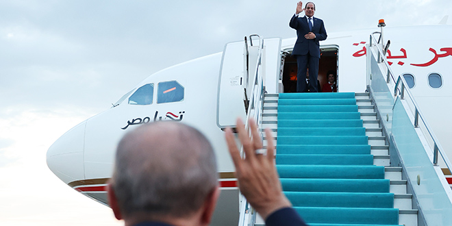 Mısır Cumhurbaşkanı Sisi, Türkiye'den ayrıldı