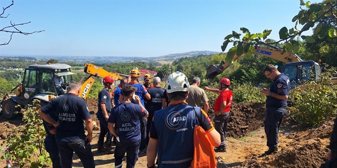 Samsun'da kuyu açarken toprak altında kalan 2 kişi öldü
