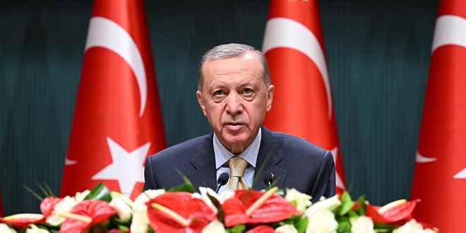 Cumhurba�kan� Erdo�an'dan �ehit ailesine taziye mesaj�