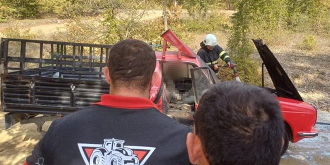Samsun'da bir kişi aracında yanmış halde ölü bulundu