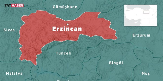 Erzincan'da 4,1 büyüklüğünde deprem