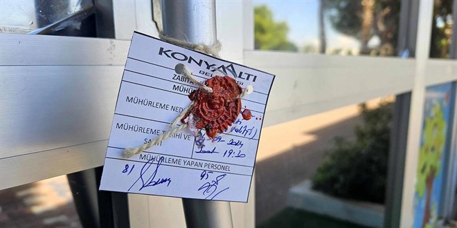 Antalya'da izinsiz eğitim öğretim yapan 4 okul mühürlendi