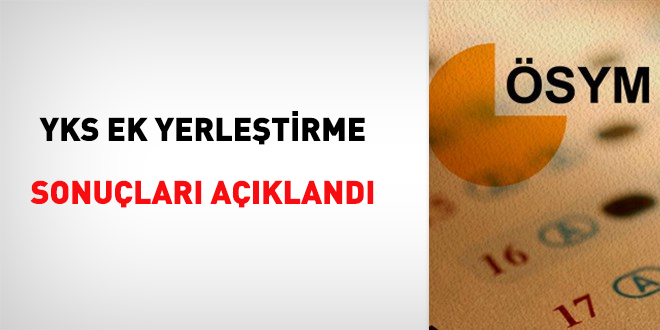 YKS Ek Yerleştirme sonuçları açıklandı
