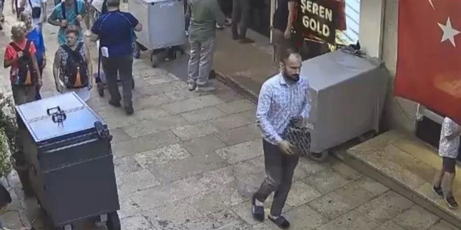 Uyanık kuryenin kaza oyunu tutmadı!