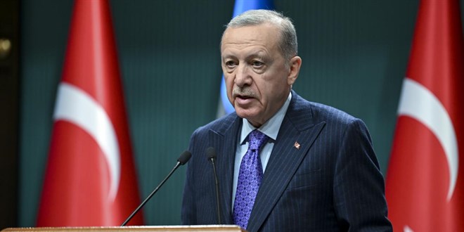 Erdoğan'dan şehit polis memuru için başsağlığı mesajı