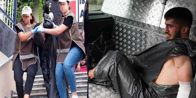 Polis katili çöp poşetine konulup hayvan aracıyla taşındı