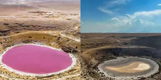 Meyil Obruk Gölü tamamen kurudu
