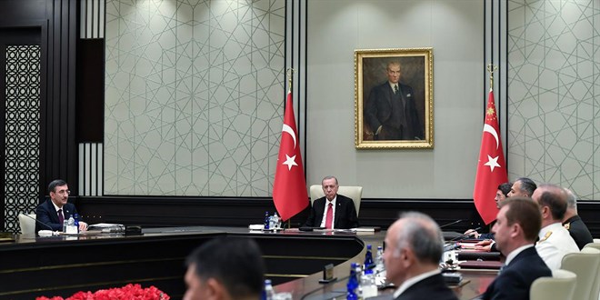 Milli Güvenlik Kurulu Toplantısı sona erdi