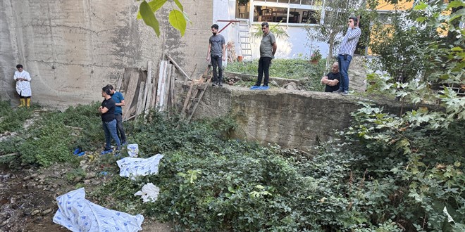 Bursa'da dere içinde sır ölüm