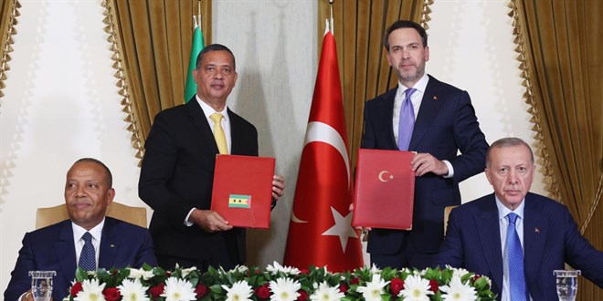 Türkiye ile Sao Tome ve Prinsipe arasında enerjide iş birliği için mutabakat zaptı imzalandı
