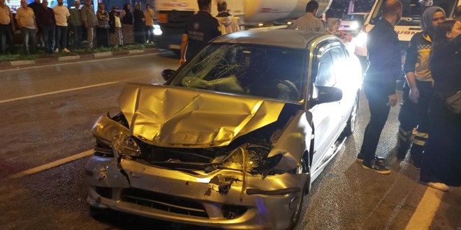 Samsun'da zincirleme trafik kazası: 13 yaralı