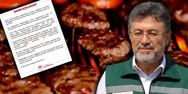 Tarım ve Orman Bakanlığı'ndan 'gıda güvenliği' açıklaması