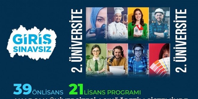Sınavsız ikinci üniversite kayıtları devam ediyor