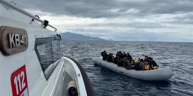 Muğla açıklarında 43 düzensiz göçmen kurtarıldı