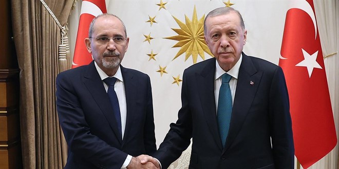 Cumhurbaşkanı Erdoğan, Eymen es-Safedi'yi kabul etti