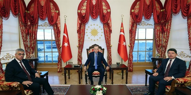 Erdoğan, Adalet ve Sağlık bakanlarını kabul etti