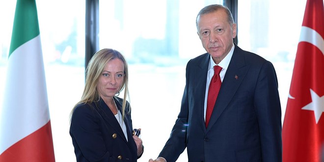 Cumhurbaşkanı Erdoğan, İtalya Başbakanı Meloni ile telefonla görüştü