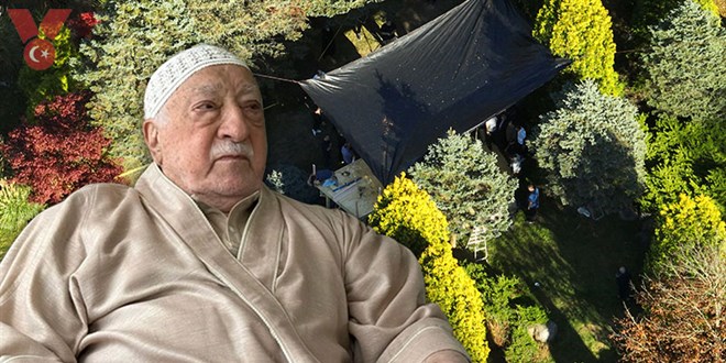 FETÖ elebaşına QR kodlu defin