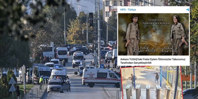 TUSAŞ'a yapılan terör saldırısını PKK üstlendi