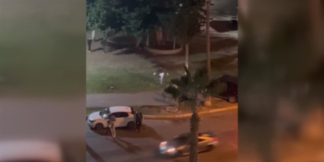 Cipini kavga ettiği kişilerin üzerine sürdü, 2 kişi yaralandı