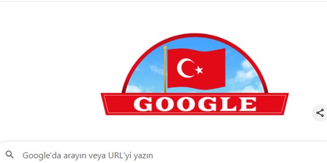 Google'dan 29 Ekim Cumhuriyet Bayramı'na özel doodle