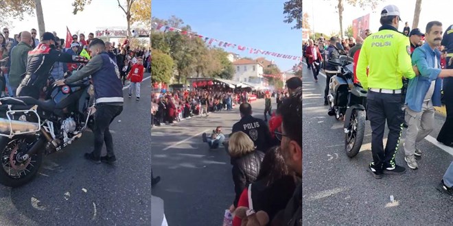 Tekirdağ'da gösteri yapan Yunus timinin çarptığı 2 polis yaralandı