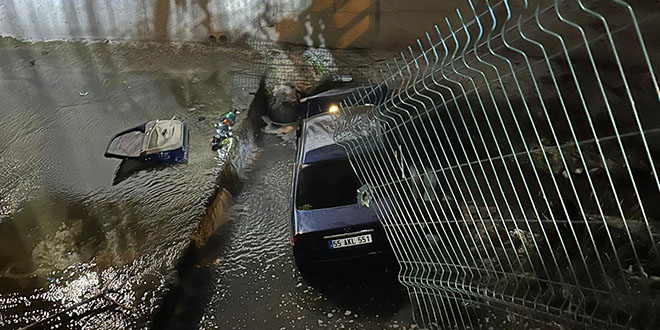 Samsun'da dereye düşen araçtaki 1 kişi öldü