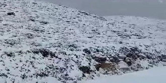Siirt'te mevsimin ilk karı yağdı