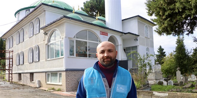 Kavga etmenin cezasını cami tadilatında çalışarak çekiyor